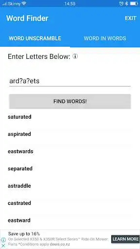Play Anagram unscrambler - Word finder as an online game online Anagram unscrambler - Word finder with UptoPlay kLStudios.kLStudios Play Anagram unscrambler - Word finder as an online game Anagram unscrambler - Word finder with UptoPlay