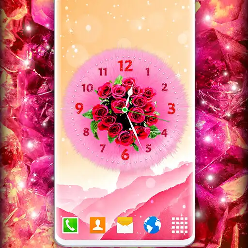 Play Analog 4K Girly Clock Themes APK