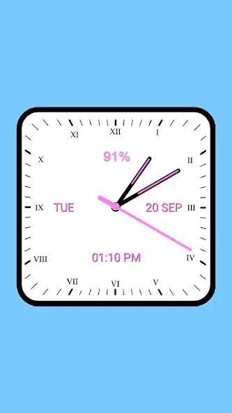 Play Analog Clock Square Classic  and enjoy Analog Clock Square Classic with UptoPlay