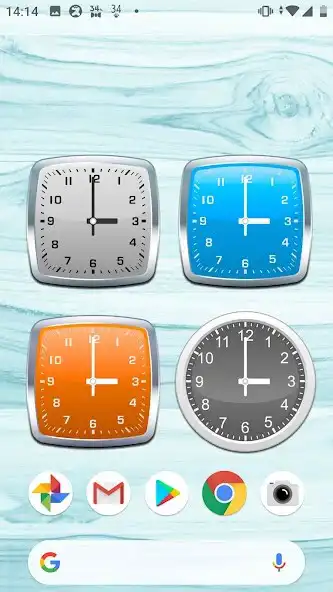Play Analog clocks widget – simple as an online game Analog clocks widget – simple with UptoPlay