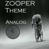 Free play online Analog clock Zooper skin APK