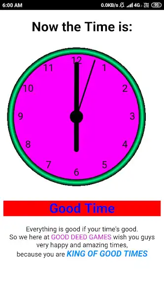 Play Analog Colorful Clock as an online game Analog Colorful Clock with UptoPlay
