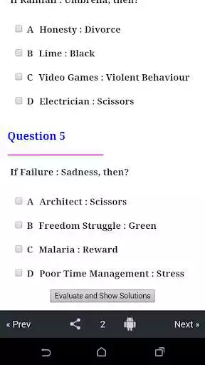 Play Analogies - 1(Aptitude Quiz) as an online game Analogies - 1(Aptitude Quiz) with UptoPlay