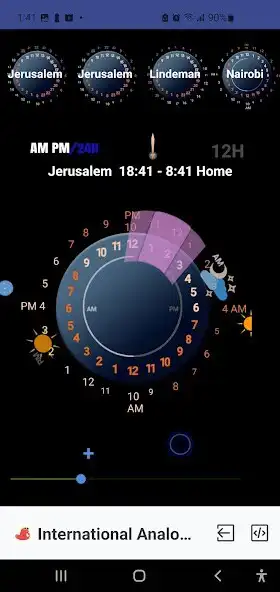Play Analog Time Zone Clock as an online game Analog Time Zone Clock with UptoPlay
