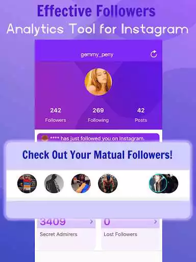 Play Analytics for Instagram - Followers Likes Reposts
