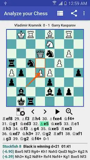 Play Analyze your Chess - PGN Viewer  and enjoy Analyze your Chess - PGN Viewer with UptoPlay