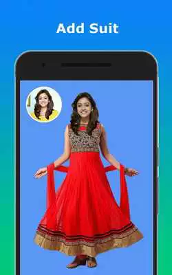 Play Anarkali Dress Photo Suit Salwar Suit photo Editor