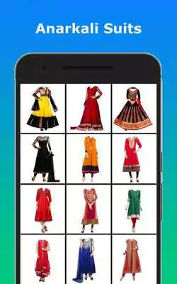 Play Anarkali Dress Photo Suit Salwar Suit photo Editor