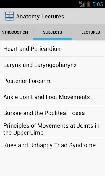 Play Anatomy Lectures as an online game Anatomy Lectures with UptoPlay