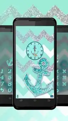 Play Anchor chevron glitter theme