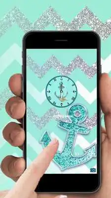 Play Anchor chevron glitter theme