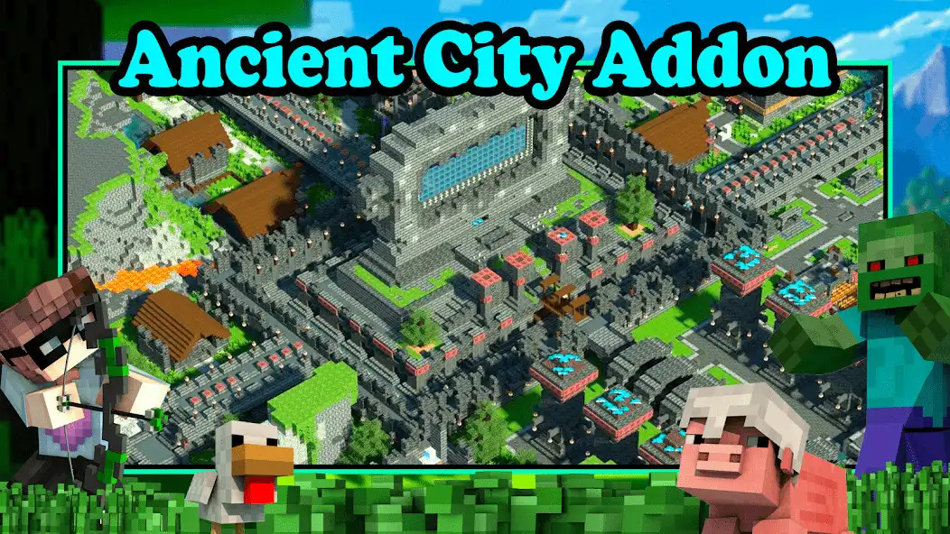 Play Ancient City Finder Minecraft as an online game Ancient City Finder Minecraft with UptoPlay
