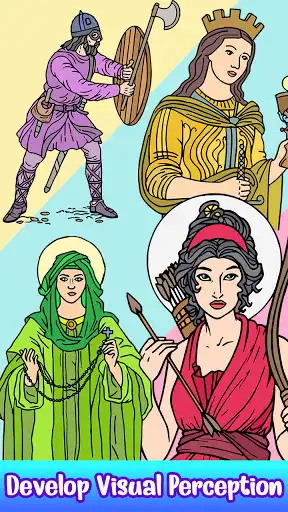 Play Ancient Era Color by Number: History Coloring Book as an online game Ancient Era Color by Number: History Coloring Book with UptoPlay