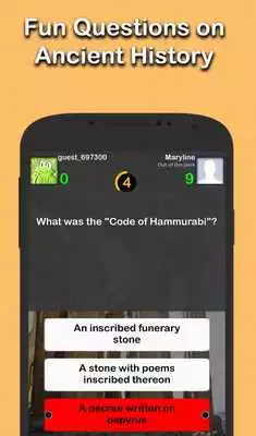 Play Ancient History Trivia