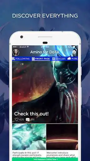 Play Ancients Amino for DoTA
