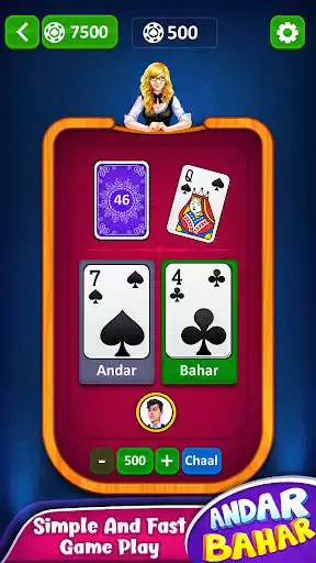 Play Andar Bahar as an online game Andar Bahar with UptoPlay