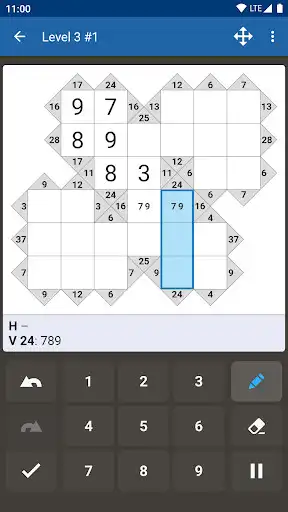 Play Andoku Kakuro as an online game Andoku Kakuro with UptoPlay