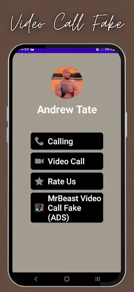 Play Andrew Tate Video Call Fake as an online game Andrew Tate Video Call Fake with UptoPlay