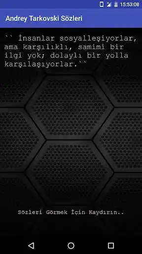 Play Andrey Tarkovski Quotes  and enjoy Andrey Tarkovski Quotes with UptoPlay