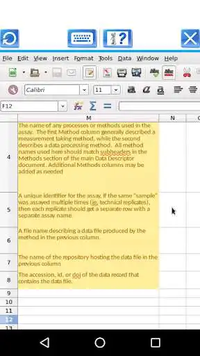 Play AndroCalc Spreadsheet editor for XLS, XLSX and ODS as an online game AndroCalc Spreadsheet editor for XLS, XLSX and ODS with UptoPlay