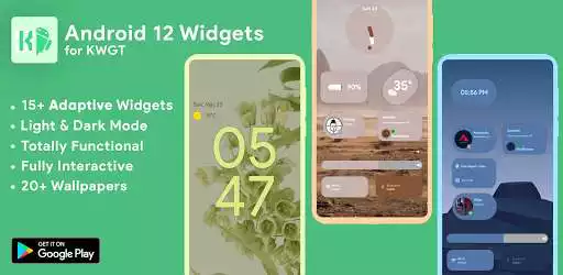 Play Android 12 Widgets for KWGT  and enjoy Android 12 Widgets for KWGT with UptoPlay
