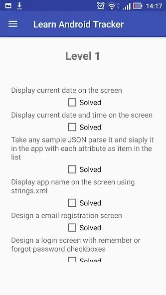 Play Android Challenge Tracker as an online game Android Challenge Tracker with UptoPlay