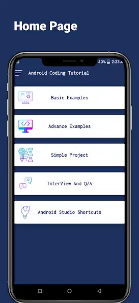Play android coding tutorial  and enjoy coding tutorial with UptoPlay