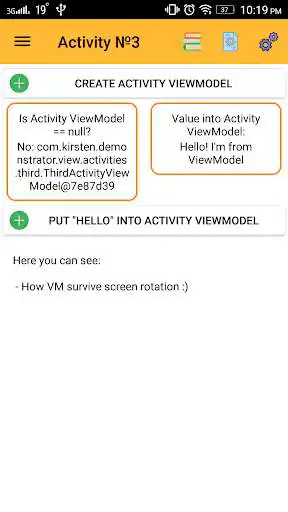 Play Android Lifecycle Demonstrator as an online game Android Lifecycle Demonstrator with UptoPlay