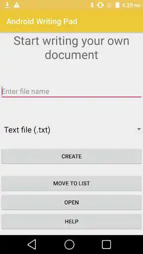 Play Android Writing Pad as an online game Android Writing Pad with UptoPlay