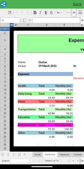 Play AndroXLS Lite editor XLS XLSX  and enjoy AndroXLS Lite editor XLS XLSX with UptoPlay