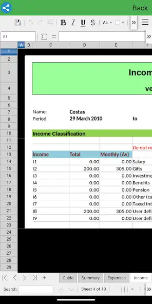 Play AndroXLS Lite editor XLS XLSX as an online game AndroXLS Lite editor XLS XLSX with UptoPlay