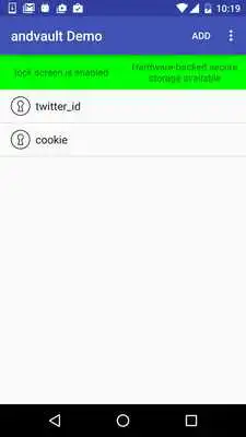 Play andvault Demo App