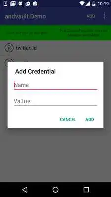 Play andvault Demo App