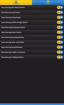 Play Aneka Kicau Burung Betina