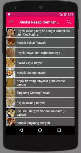 Play APK Aneka Resep Cemilan Renyah  and enjoy Aneka Resep Cemilan Renyah with UptoPlay com.creative2apps.anekaresepcemilanrenyah