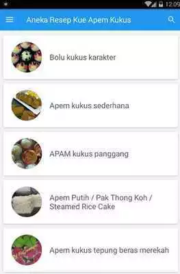 Play Aneka Resep Kue Apem Kukus