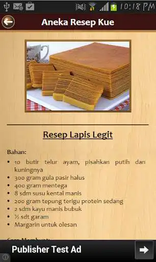 Play Aneka Resep Kue Basah as an online game Aneka Resep Kue Basah with UptoPlay