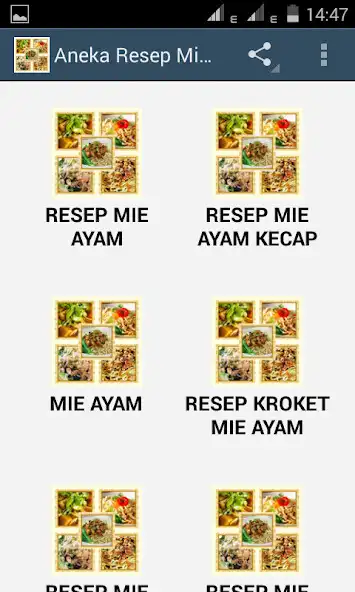 Play Aneka Resep Mie Ayam as an online game Aneka Resep Mie Ayam with UptoPlay