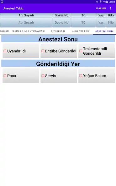 Play Anestezi Takip as an online game Anestezi Takip with UptoPlay