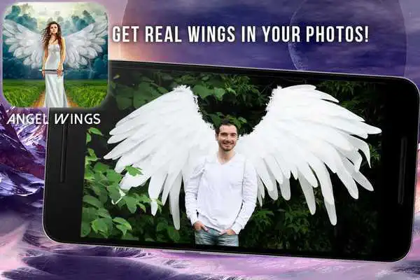 Play Angel Wings Photo Montage