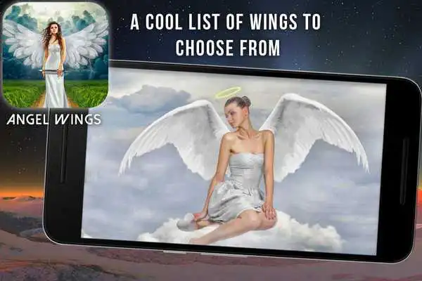 Play Angel Wings Photo Montage