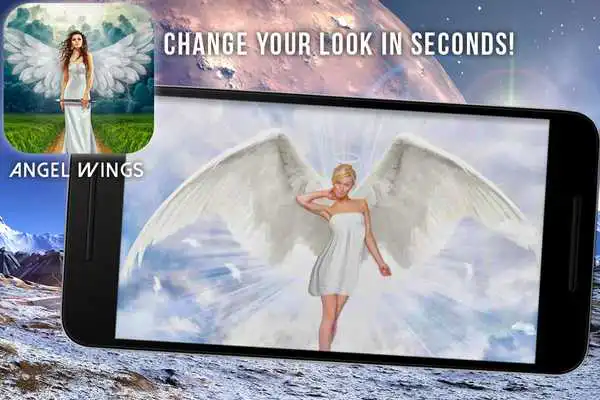 Play Angel Wings Photo Montage