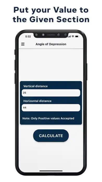 Play Angle of Depression Calculator as an online game Angle of Depression Calculator with UptoPlay