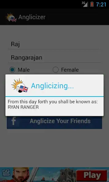 Play Anglicizer - English Names  and enjoy Anglicizer - English Names with UptoPlay