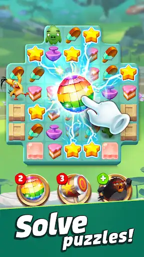 Play Angry Birds Match 3  and enjoy Angry Birds Match 3 with UptoPlay