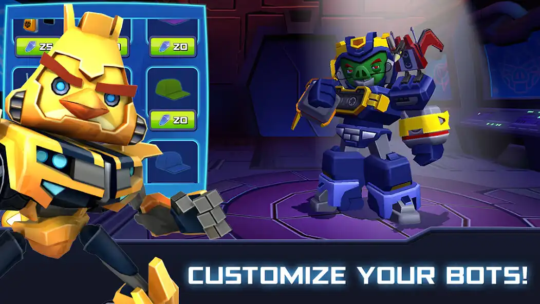 Play Angry Birds Transformers as an online game Angry Birds Transformers with UptoPlay