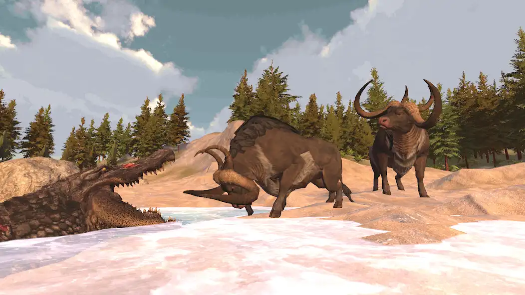 Play Angry Bull Attack Wild Hunt 3d as an online game Angry Bull Attack Wild Hunt 3d with UptoPlay