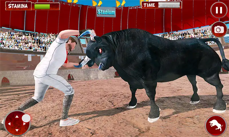 Play Angry Bull: City Attack Sim  and enjoy Angry Bull: City Attack Sim with UptoPlay