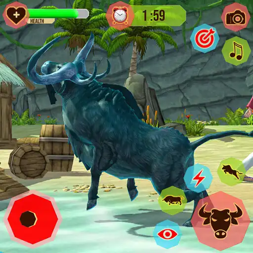 Play ANGRY BULL FIGHTING COW 3D SIM APK