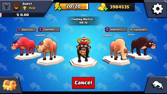 Play Angry Bull Racing Attack Play Angry Bull Racing Attack